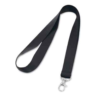 Picture of LARIAT POLYESTER LANYARD in Black
