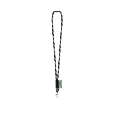 WISBECH SET LANYARD TUBE LONG in Black