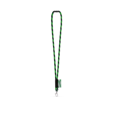 WISBECH SET LANYARD TUBE LONG in Black