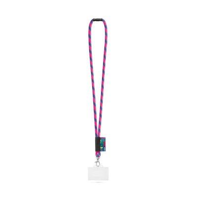 WATFORD SET LANYARD TUBE LONG in Hexachrome Pink