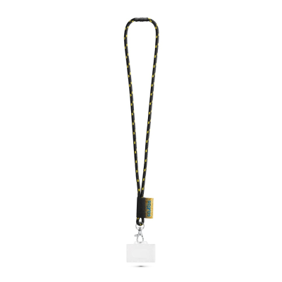 Picture of BRIDPORT CUSTOM POLYESTER LANYARD in Black