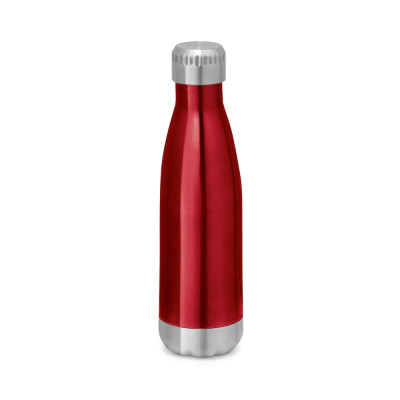 Picture of SHOW 510 ML STAINLESS STEEL METAL BOTTLE in Red