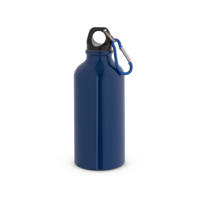 Picture of LANDSCAPE S ALUMINIUM METAL SPORTS BOTTLE with Carabiner 400 Ml in Navy Blue