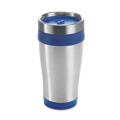 Picture of BATUM 420 ML STAINLESS STEEL METAL AND PP TRAVEL CUP in Royal Blue