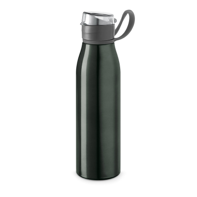 Picture of KORVER ALUMINIUM METAL 650 ML SPORTS BOTTLE in Gun Metal
