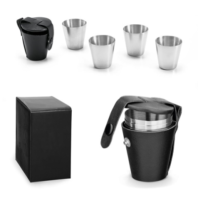 Picture of HIMALAYAS SET OF 4 STAINLESS STEEL METAL CUP 25 ML.