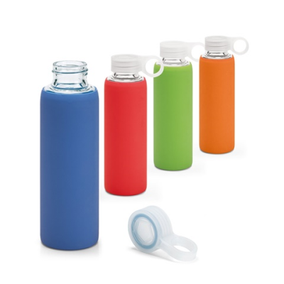 Picture of DHABI BOROSILICATE GLASS SPORTS BOTTLE 380 ML.