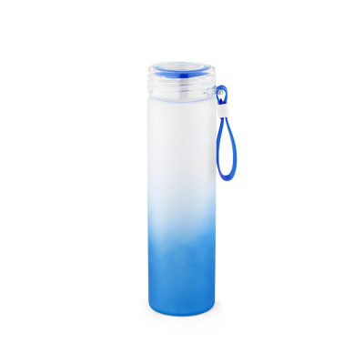 Picture of WILLIAMS BOTTLE in Borosilicate Glass & Cap in as 470 Ml in Royal Blue