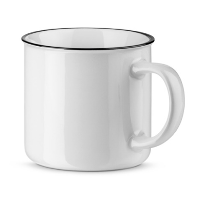 Picture of VERNON WHITE CERAMIC POTTERY MUG 360 ML.