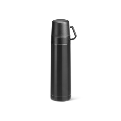 Picture of SAFE STAINLESS STEEL METAL AND PP THERMOS 490 ML in Black