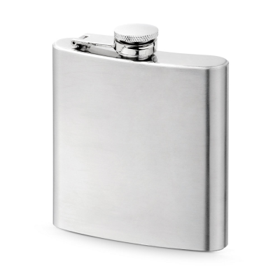 Picture of MUSE STAINLESS STEEL METAL POCKET BOTTLE 180 ML in Silver