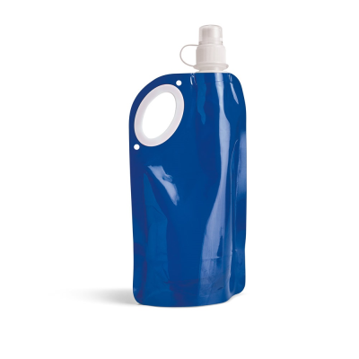 Picture of HIKE FOLDING BOTTLE in Pet, Pa & Pe 750 Ml in Blue
