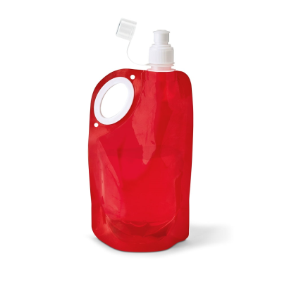 Picture of HIKE FOLDING BOTTLE in Pet, Pa & Pe 750 Ml in Red