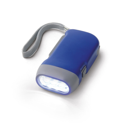 Picture of EDDIE KINETIC DYNAMO DYNAMO TORCH with 3 Leds in Blue