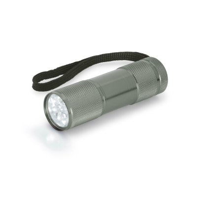 Picture of FLASHY ALUMINUM TORCH with 9 Leds in Gun Metal