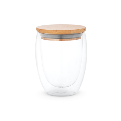 Picture of ECUADOR L BOROSILICATE GLASS TRAVEL CUP 350 ML in Natural