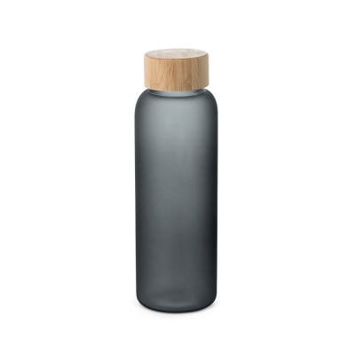 Picture of LILLARD BOROSILICATE GLASS BOTTLE in Frosted 500 Ml in Black