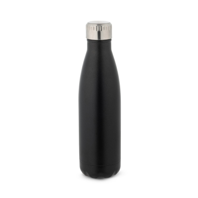 Picture of SHOW SATIN STAINLESS STEEL METAL BOTTLE 500 ML in Black