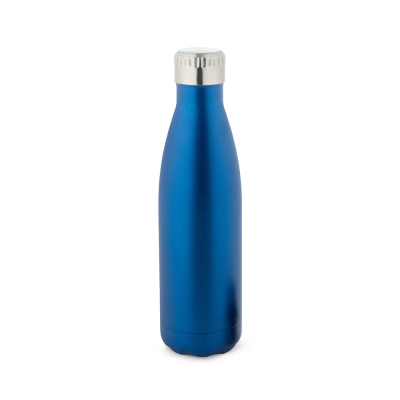 Picture of SHOW SATIN STAINLESS STEEL METAL BOTTLE 500 ML in Blue