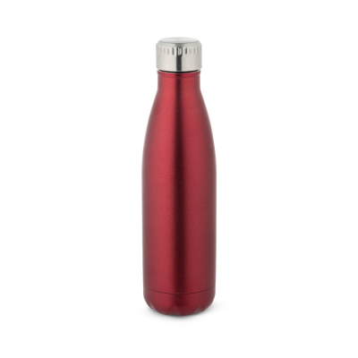 Picture of SHOW SATIN STAINLESS STEEL METAL BOTTLE 500 ML in Red