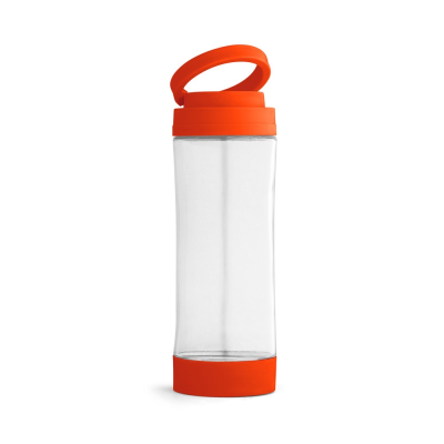 Picture of QUINTANA GLASS SPORTS BOTTLE with PP Cap 390 Ml in Orange
