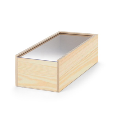 Picture of BOXIE CLEAR TRANSPARENT M WOOD BOX M.