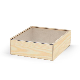 Picture of BOXIE CLEAR TRANSPARENT L WOOD BOX