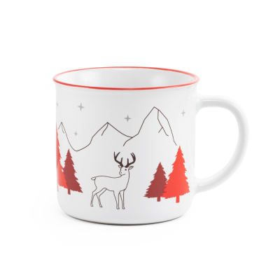 Picture of VERNON x CERAMIC POTTERY MUG in Red