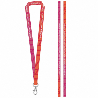 BRIGHTON S PRINTED SAMPLE OF SET LANYARD SUBLIMATION LONG II in White