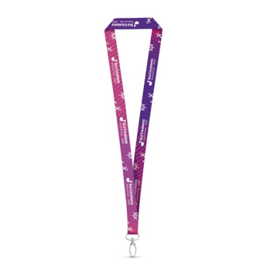 Picture of MANILA POLYESTER SUBLIMATION LANYARD with Carabiner