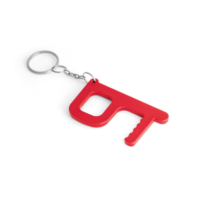 Picture of HANDY SAFE MULTIFUNCTION KEYRING in Red