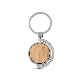 Picture of HOMER ROUND BAMBOO KEYRING
