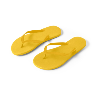 Picture of MAUPITI S  &  M COMFORTABLE SLIPPERS with Pe Sole & PVC Strap in Yellow