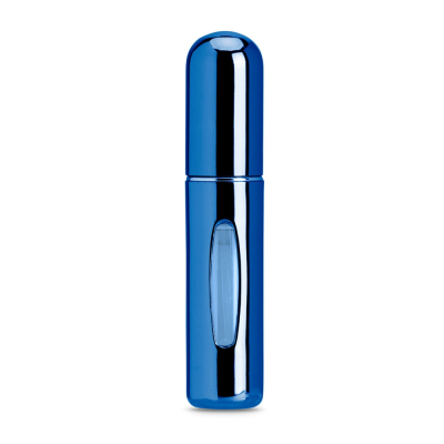LINDEN ALUMINUM REFILLABLE PERFUME ATOMIZER DESIGNED FOR EASY REFILLING in Royal Blue