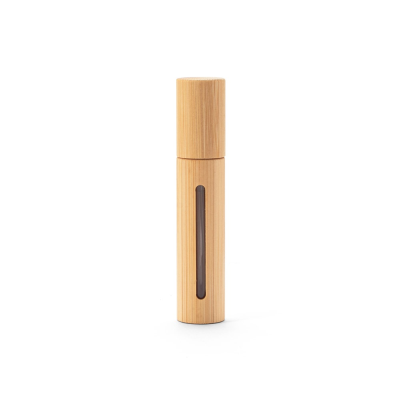 REESE REFILLABLE PERFUME ATOMIZER with Natural Bamboo Casing in Natural