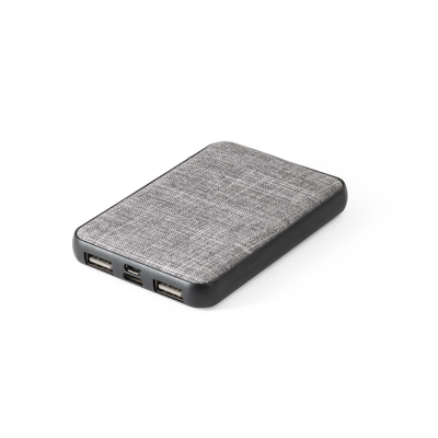Picture of RENEWAL BATTERY POWER BANK 5000 MAH in Recycled Pet in Grey