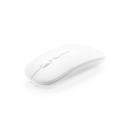 Picture of KHAN CORDLESS MOUSE with 500Mah Battery in Recycled ABS in White