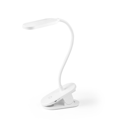 Picture of NESBIT II PORTABLE DESK LAMP with Clip & 30H Autonomy at 65% Rabs in White