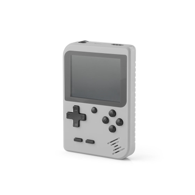 BOWSER PORTABLE GAMES CONSOLE with 256 Classic Games in Grey