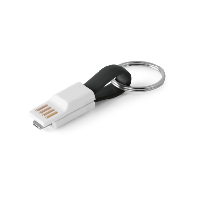 Picture of RIEMANN USB CABLE with 2 in 1 Connector in ABS & PVC in Black
