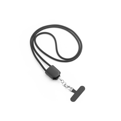 Picture of ZEWAIL LANYARD with Included Smartphone Holder, Usb-C Cable & Various Adapters in Black