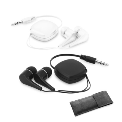 Picture of PINEL RETRACTABLE EARPHONES with Cable