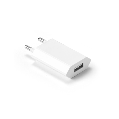 Picture of WOESE POWER ADAPTER USB-A 5W MADE FROM RECYCLED ABS in White