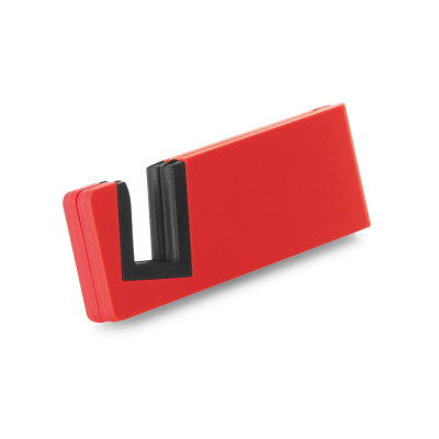 Picture of HOOKE ABS AND TPR MOBILE PHONE HOLDER in Red