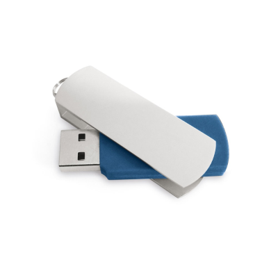 Picture of BOYLE 8GB 8GB USB FLASH DRIVE with Metal Clip in Blue