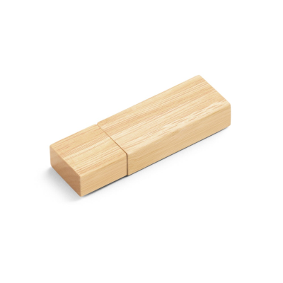 Picture of VENTER 8GB USB STICK with 8Gb in Bamboo in Light Natural