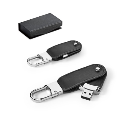 Picture of BRAGG 8GB 8GB PU USB MEMORY with Carabiner Clip.