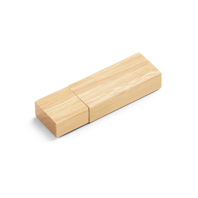 Picture of VENTER 16GB 16GB BAMBOO USB FLASH DRIVE in Light Natural
