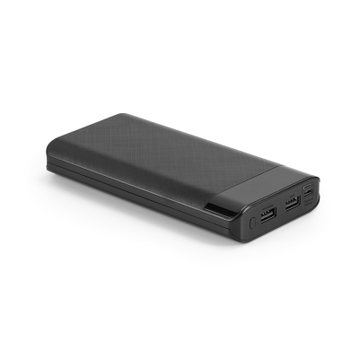 Picture of RAMAN 16000 MAH POWER BANK with ABS Display in Black