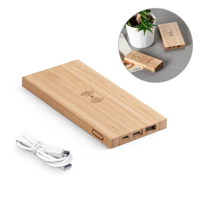 Picture of FITCH 5000 MAH CAPACITY PORTABLE BAMBOO BATTERY